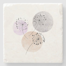 Minimalist Dandelion Wishes Boho Neutral Warm