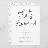 Minimalist dat is nog meer! Vrijgezellenfeest Kaart (Voorkant / Achterkant)