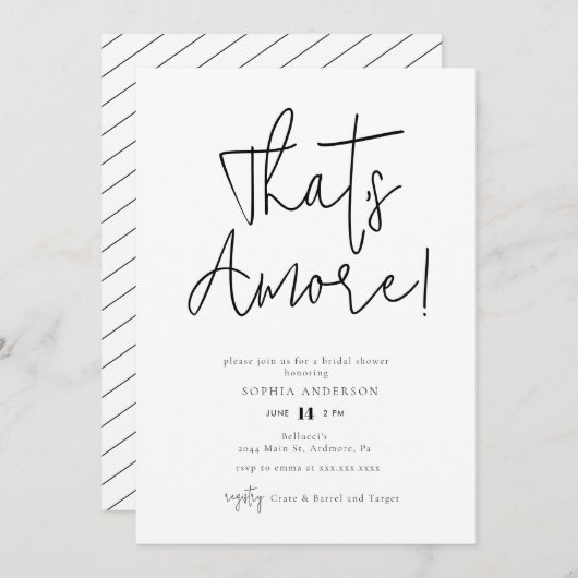 Minimalist dat is nog meer! Vrijgezellenfeest Kaart (Voorkant / Achterkant)