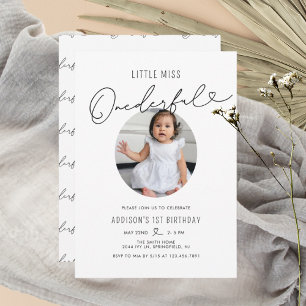 Minimalist de heer Onederful Boy 1st Birthday Kaart