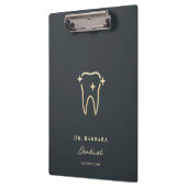 MINIMALIST DENTAAL DENTIST ORTHODONTICS GOLD TOOTH KLEMBORD (Links)