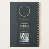 MINIMALIST DENTAAL DENTIST ORTHODONTICS GOLD TOOTH PLANNER (Achterkant)