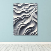 Minimalist Desert Sand Art Print (Insitu (Houten vloer))