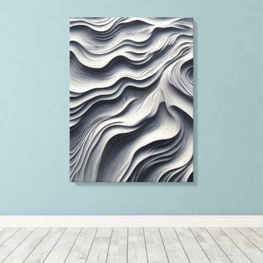 Minimalist Desert Sand Art Print (Insitu (Houten vloer))