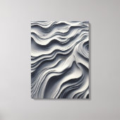 Minimalist Desert Sand Art Print (Voorkant)