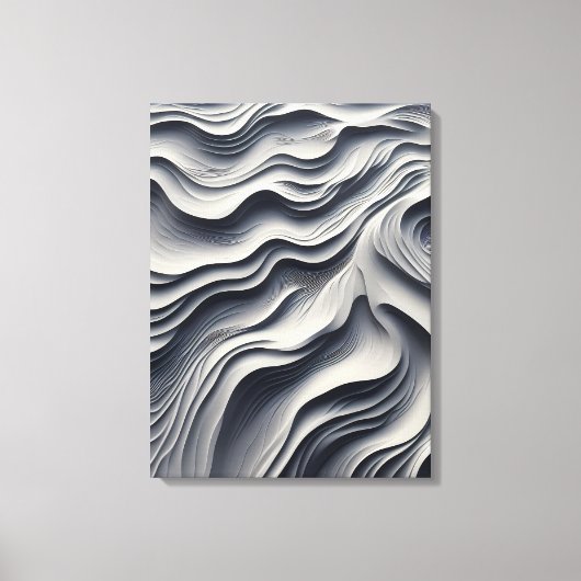 Minimalist Desert Sand Art Print (Voorkant)