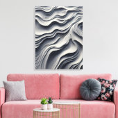 Minimalist Desert Sand Art Print (Insitu (Woonkamer))