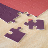 Minimalist Desert Sunset Moon Landscape Legpuzzel (Zijkant)
