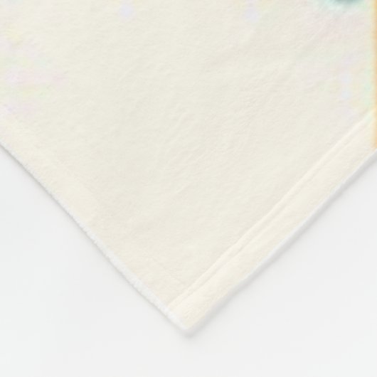 Minimalist Diamond Grid with Dots Fleece Deken (Hoek)