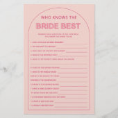 Minimalist die het beste vrijgezellenfeest kent flyer (Voorkant)