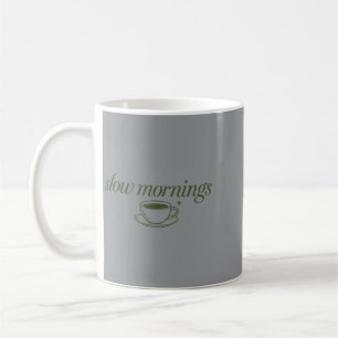 Minimalist die van Matcha-thee houdt van langzame Koffiemok