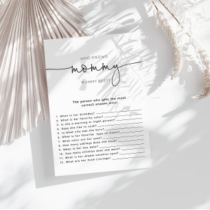 Minimalist die weet mama beste douche spel