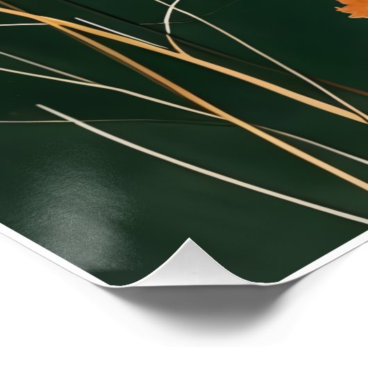 Minimalist digital poster "Abstract Sunset" (Hoek)