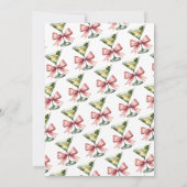 Minimalist Dirty Thirty Martini Roze Boog Verjaard Kaart (Achterkant)