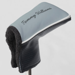 Minimalist Dusty Blue Professional Eenvoudig Golfheadcover