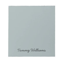 Minimalist Dusty Blue Professional Eenvoudig