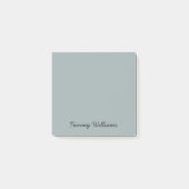 Minimalist Dusty Blue Professional Eenvoudig Post-it® Notes (Voorkant)