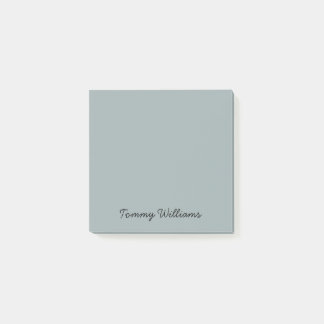 Minimalist Dusty Blue Professional Eenvoudig Post-it® Notes