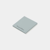 Minimalist Dusty Blue Professional Eenvoudig Post-it® Notes (Schuin)