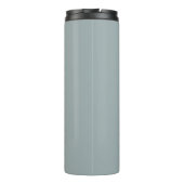 Minimalist Dusty Blue Professional Eenvoudig Thermosbeker (Achterkant)