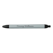 Minimalist Dusty Blue Professional Eenvoudig Zwarte Inkt Pen (Voorkant)