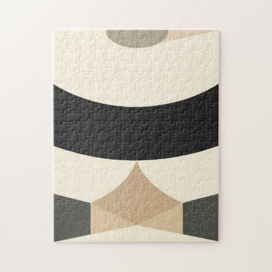 Minimalist Earth Geometry Journal –puzzles Legpuzzel (Verticaal)