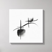 Minimalist Echoes | Premium Wrapped Canvas (Voorkant)