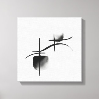 Minimalist Echoes | Premium Wrapped Canvas Afdruk