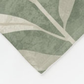 Minimalist Eco Art Fleece Blanket Nature Tones Deken (Hoek)