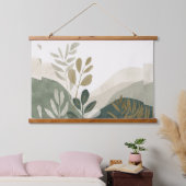 Minimalist Eco Wall Art | Wooden Tapestry Décor Hangend Wandkleed (Slaapkamer)