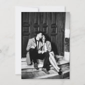 Minimalist Editorial Photo Spanish Wedding Kaart (Achterkant)