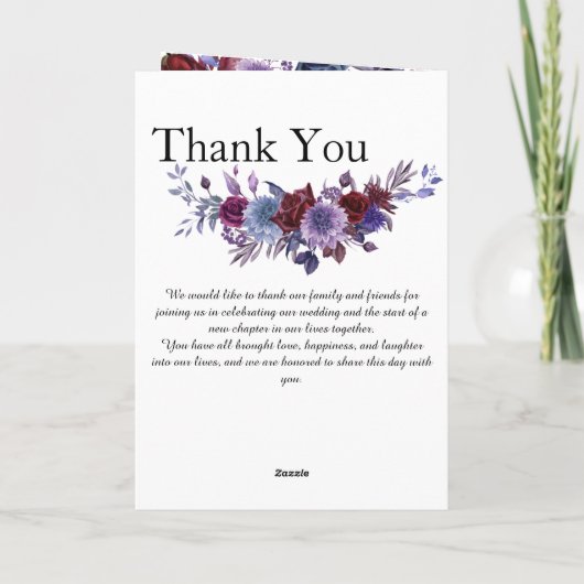 Minimalist Editorial Wedding Program Folded Card Programma (Achterkant)
