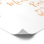 Minimalist Een beetje pompoen moeder Osa Bar Poster (Hoek)