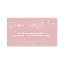 Minimalist Een Lief Meisje Baby shower Luier Raffl