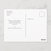 Minimalist Elegant 2 Photos Baby Shower Briefkaart (Achterkant)