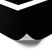 Minimalist Elegant Black and White Wedding Poster (Hoek)