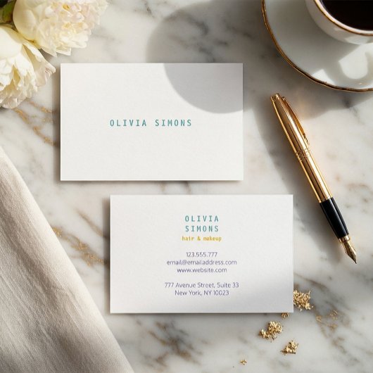 Minimalist Elegant Business Card. Visitekaartje