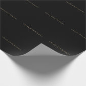 Minimalist Elegant Classical Professional Simple Cadeaupapier (Hoek)