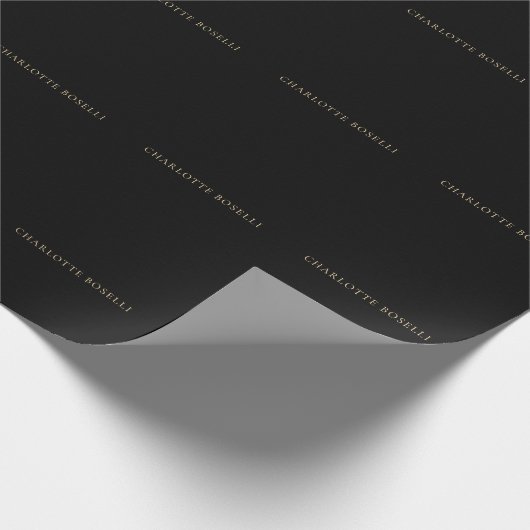 Minimalist Elegant Classical Professional Simple Cadeaupapier (Hoek)