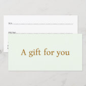 Minimalist Elegant Light Pastel Festive Bold (Voorkant / Achterkant)