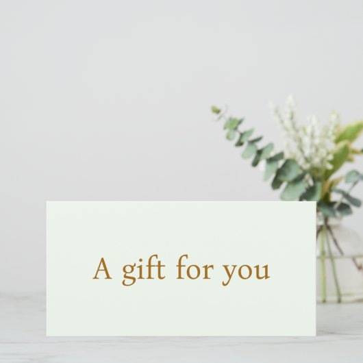 Minimalist Elegant Light Pastel Festive Bold (Staand voorkant)