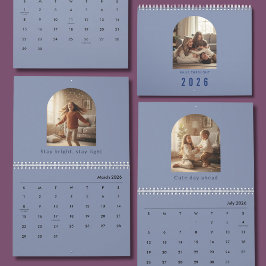 Minimalist Elegant Photo Quote Calendar 2026 Kalender