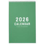 Minimalist Elegant Photo Quote Calendar 2026 Kalender (Hoes)