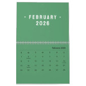Minimalist Elegant Photo Quote Calendar 2026 Kalender (Feb 2026)