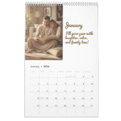 Minimalist Elegant Photo Quote Calendar 2026 Kalender (Jan 2026)