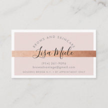 MINIMALIST Elegant roos gouden streep blush roze