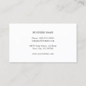 Minimalist Elegant Texture Blue Consultant Visitekaartje