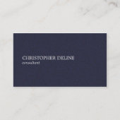 Minimalist Elegant Texture Blue Consultant Visitekaartje