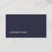 Minimalist Elegant Texture Blue Consultant Visitekaartje (Voorkant)