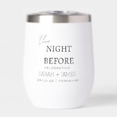 Minimalist Elegant the Night Before Wedding Party (Voorkant)